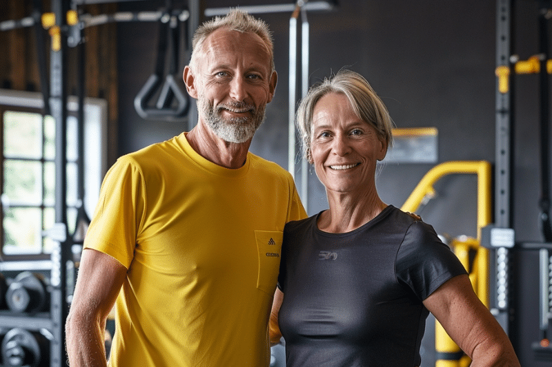 Oudere volwassenen fitness senioren