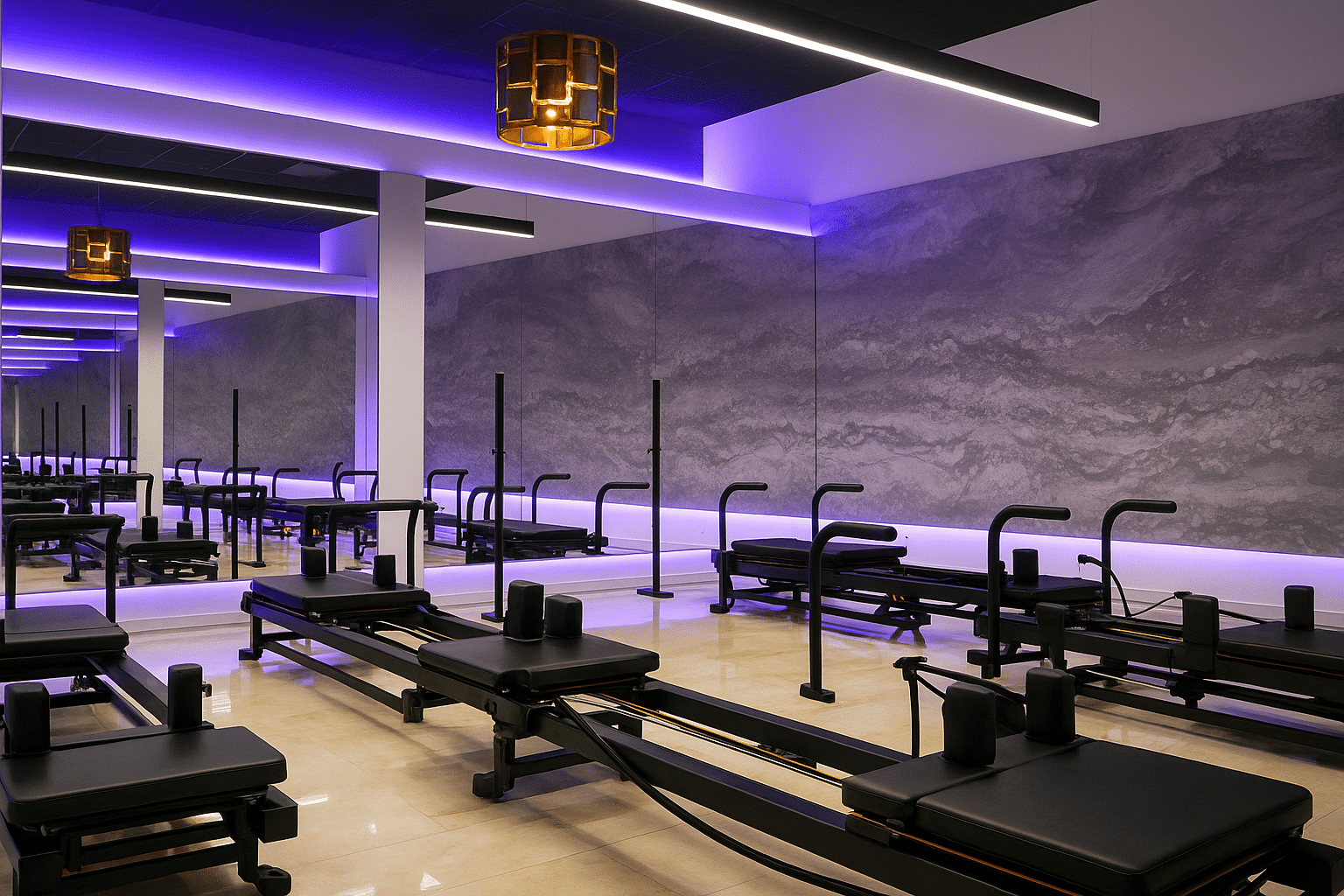 Pilates studio met hoogwaardige faciliteiten met charismatische coach