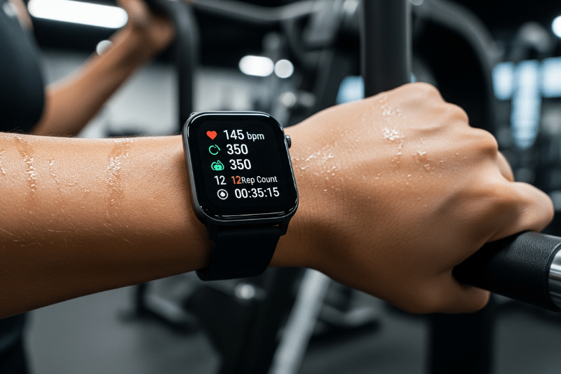 fitness apps en draagbare apparaten met ai tools om fitnessdoelen te behalen en personalisatie met realtime feedback