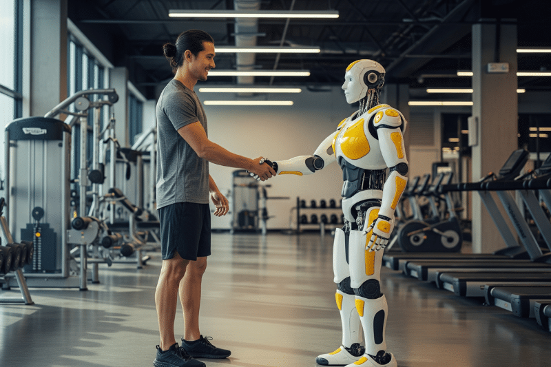 kunstmatige intelligentie voor fitness leden voor menselijke begeleiding met ai tools