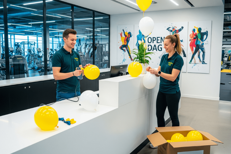 open dag perfect geregeld voor sportschool