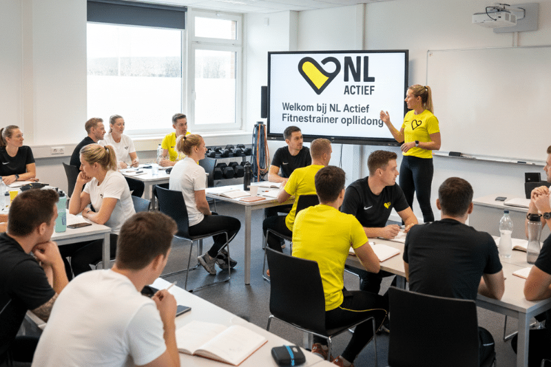 Hoe ziet de opleiding fitness trainer A eruit
