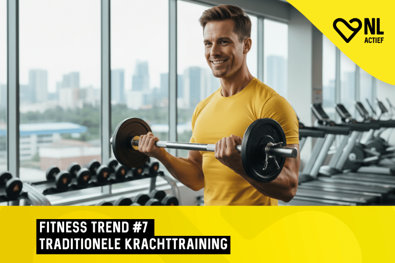 Fitness trend 7 voor 2026 is traditionele krachttraining in een sportschool