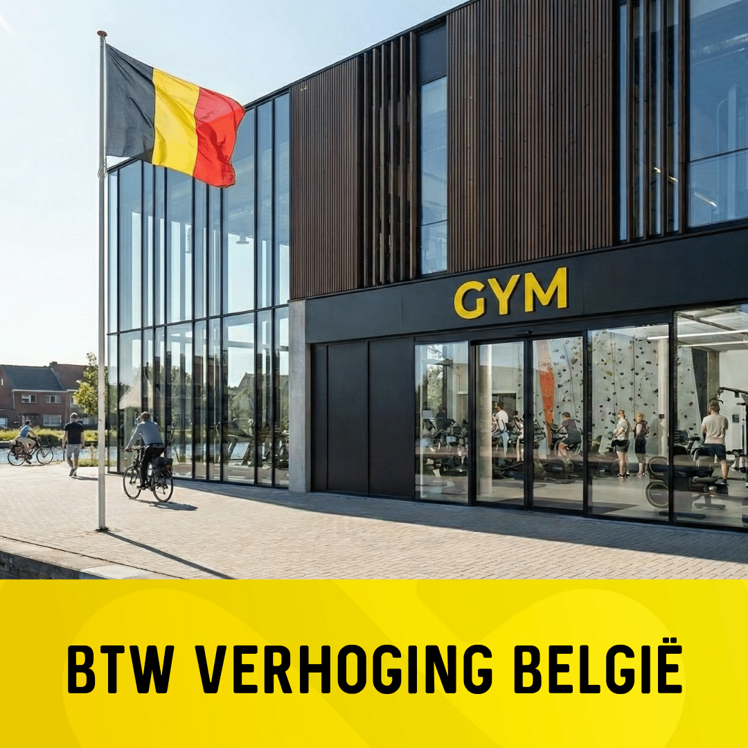Btw tarief sport en fitness omhoog in België;