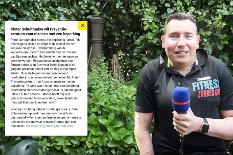 Fitness Zonder Grenzen van Pieter Schuitmaker